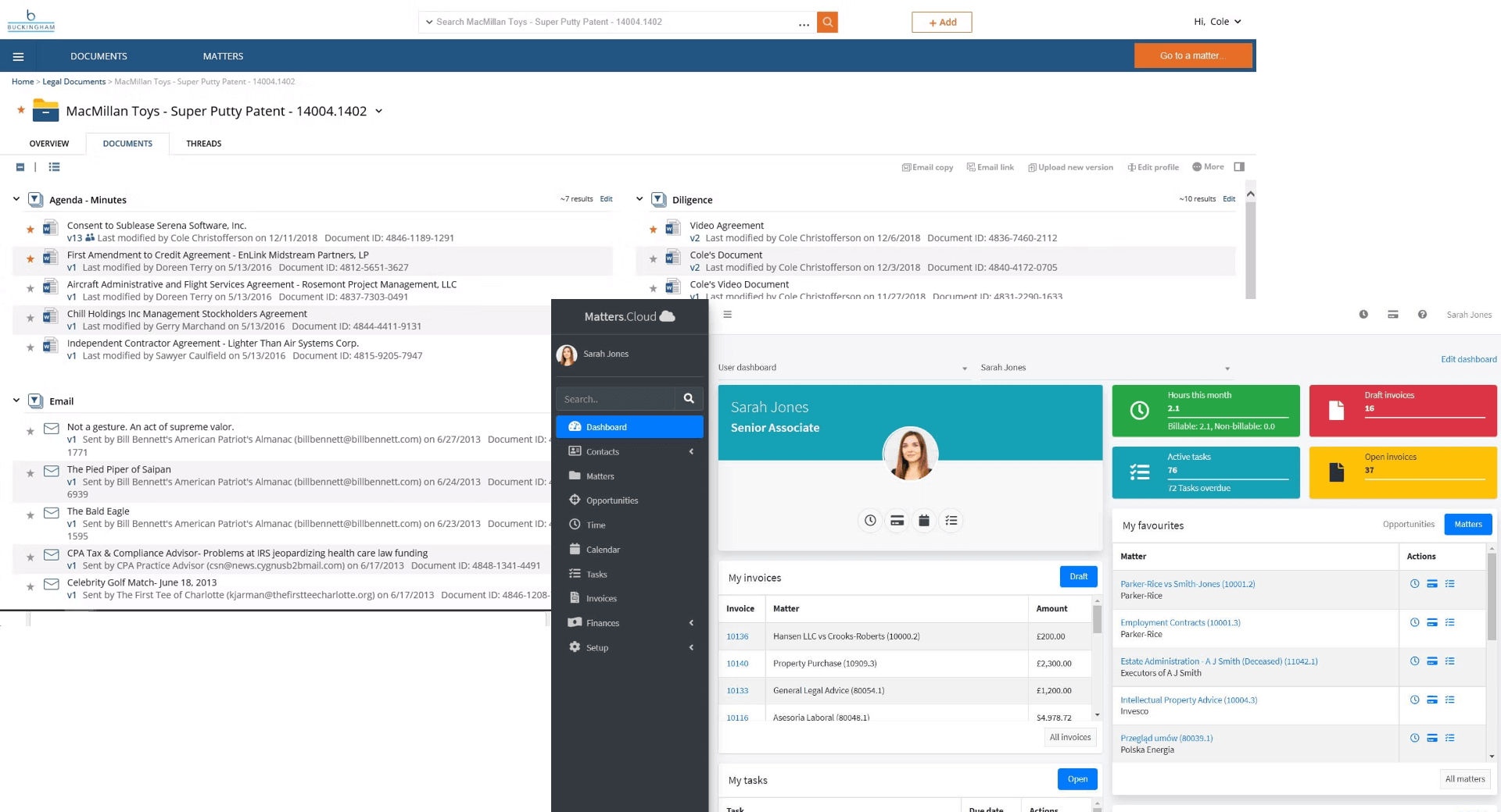 Matters.Cloud + NetDocuments