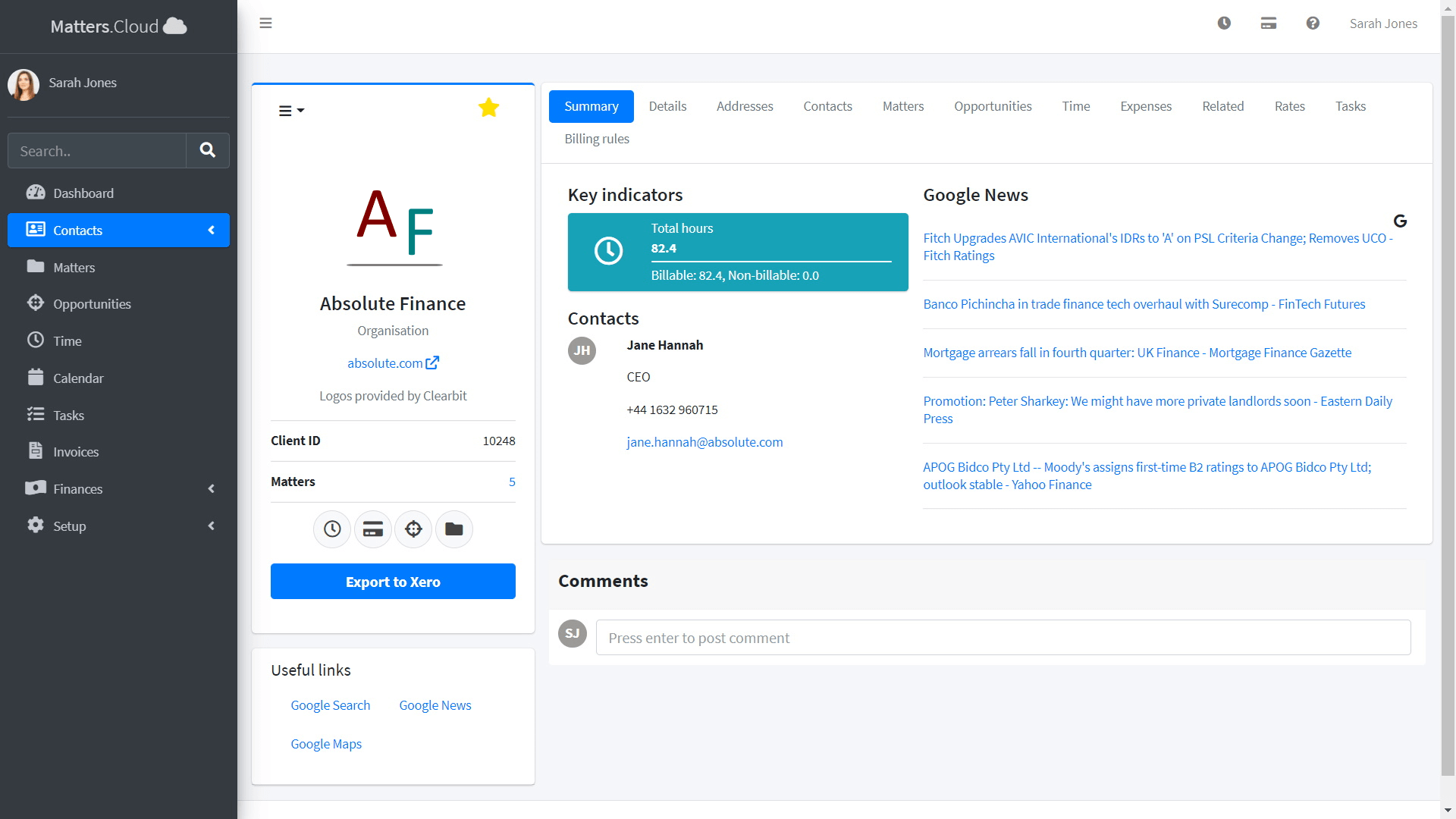 Client Overview
